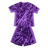 Original Trikotsatz Paris Saint-Germain Purple Version Torwart 2024-25 Für Kinder